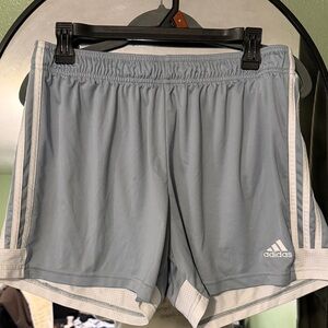 adidas Women's grey athletic shorts